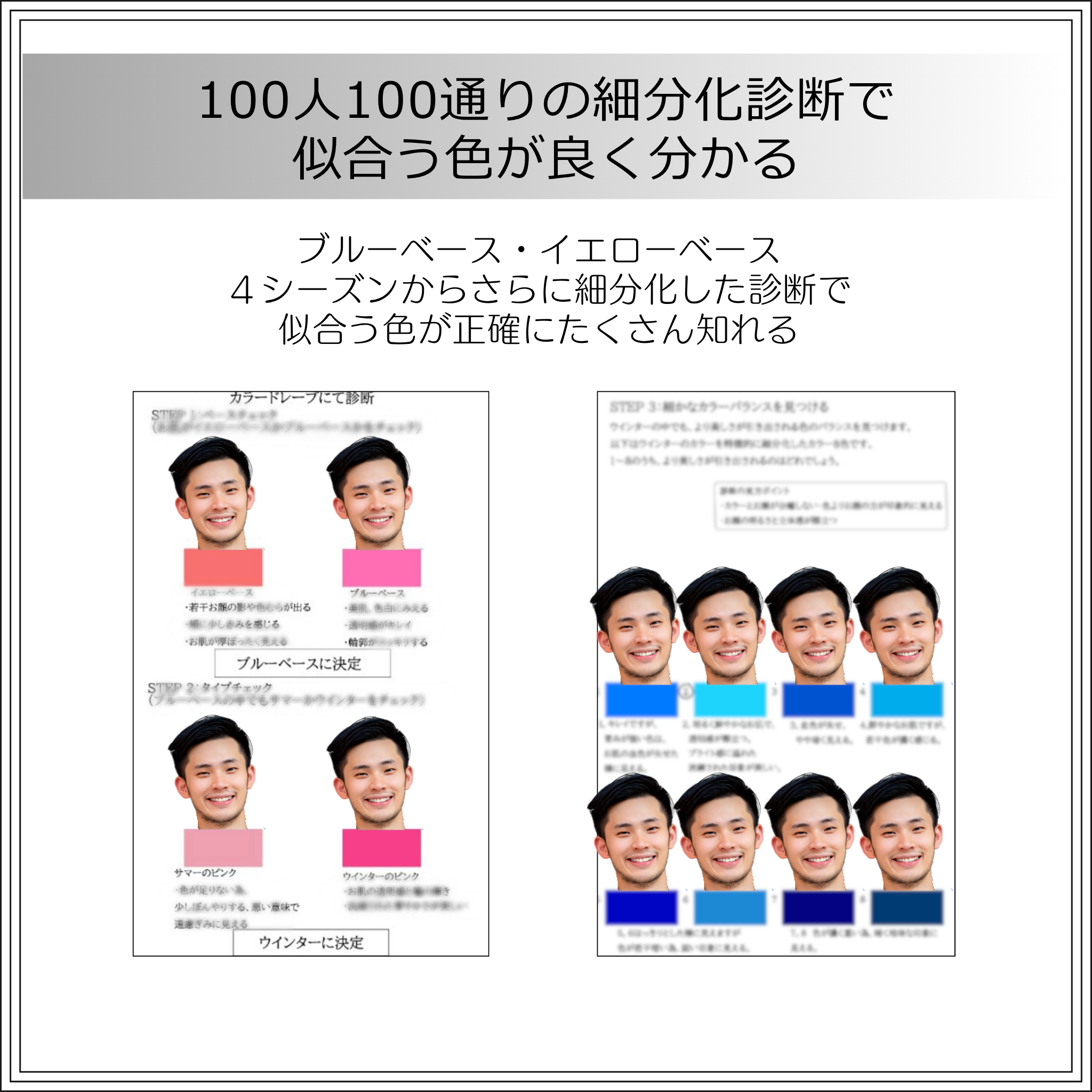 メンズ パーソナルカラー診断